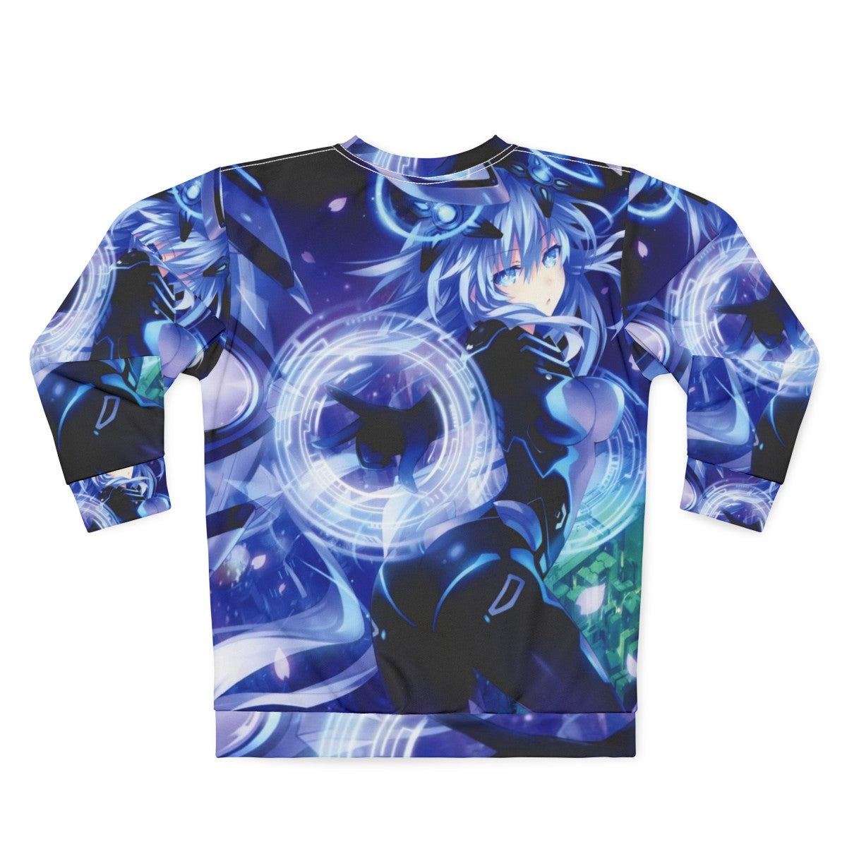 Purple Neptunia Themed Sweatshirt - Back