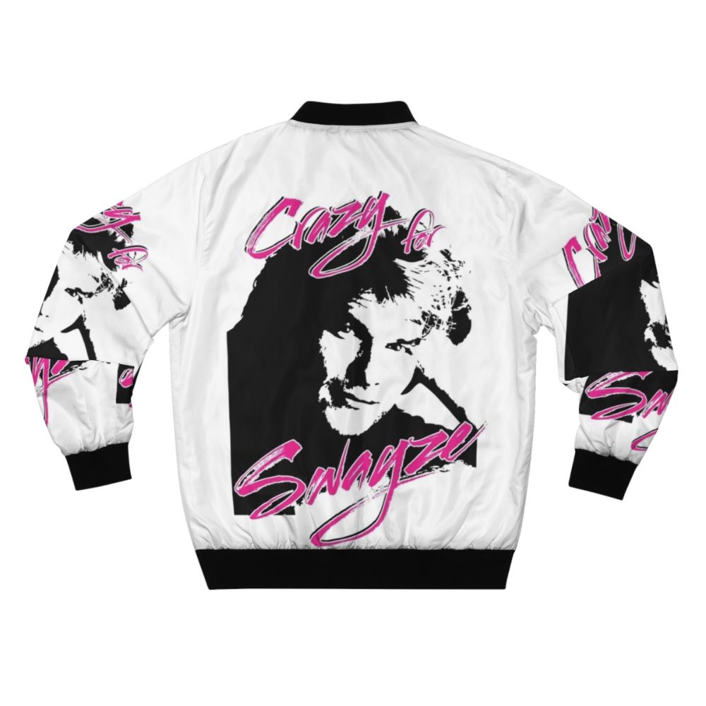 Crazy for Swayze Patrick Swayze Bomber Jacket - Back