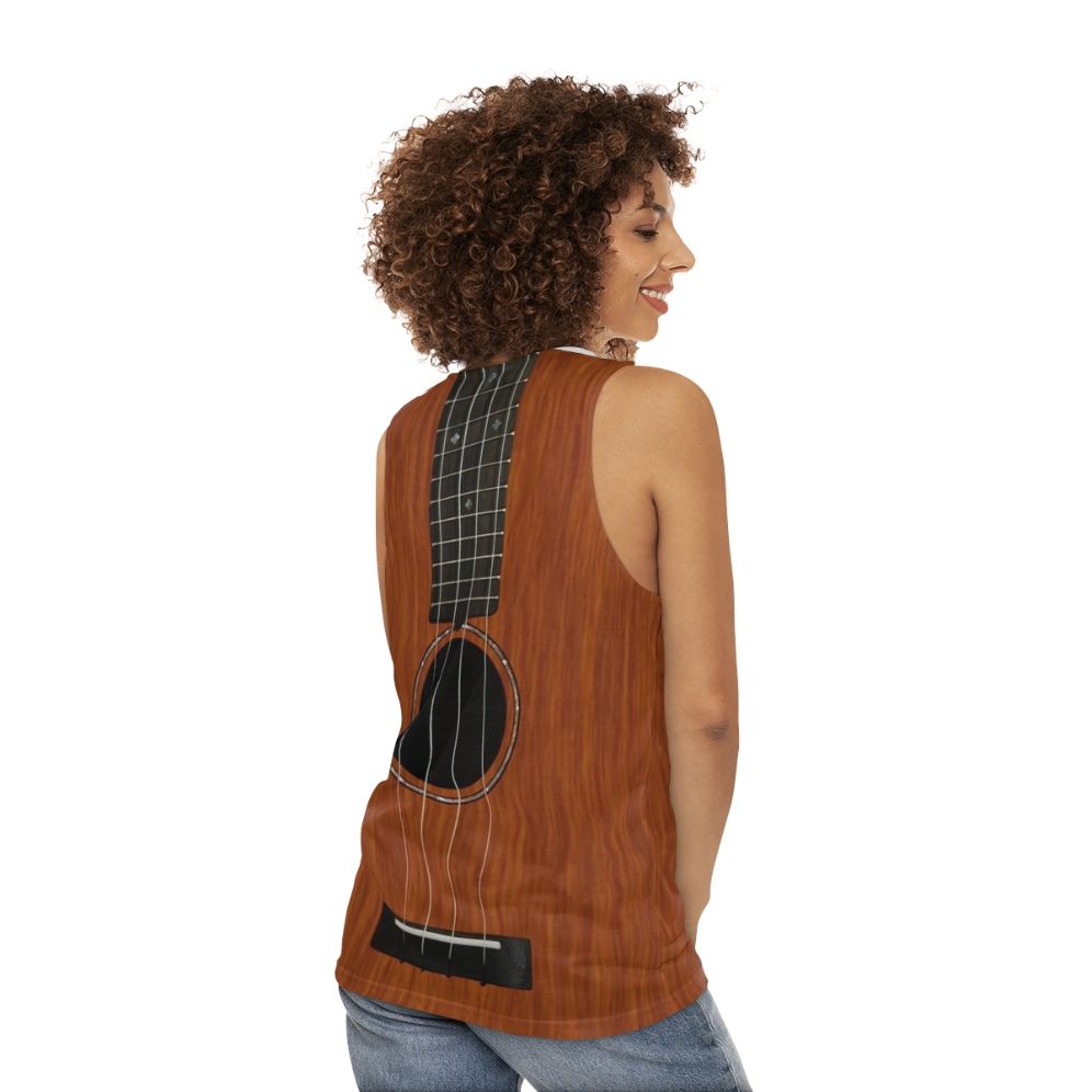 Ukulele Unisex Tank Top - women back