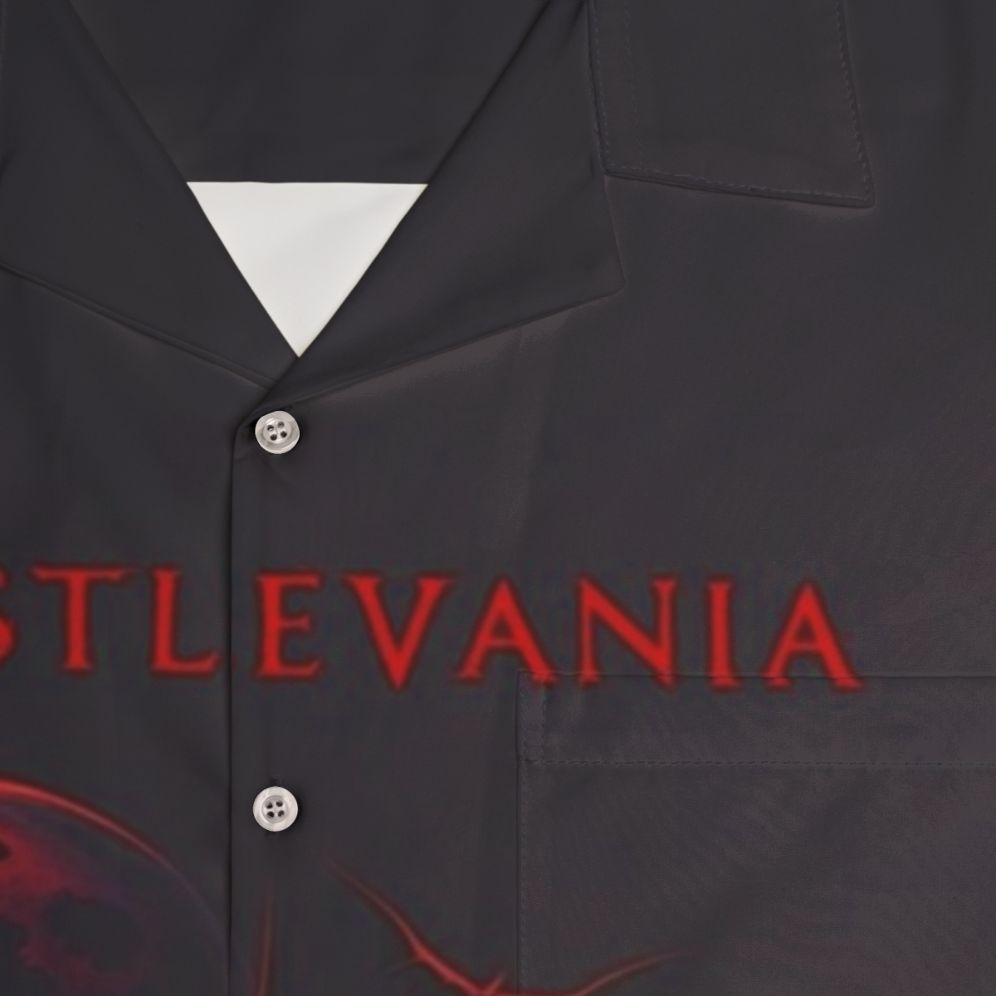 Castlevania-inspired Exquisite Darkness Hawaiian Shirt - Detail