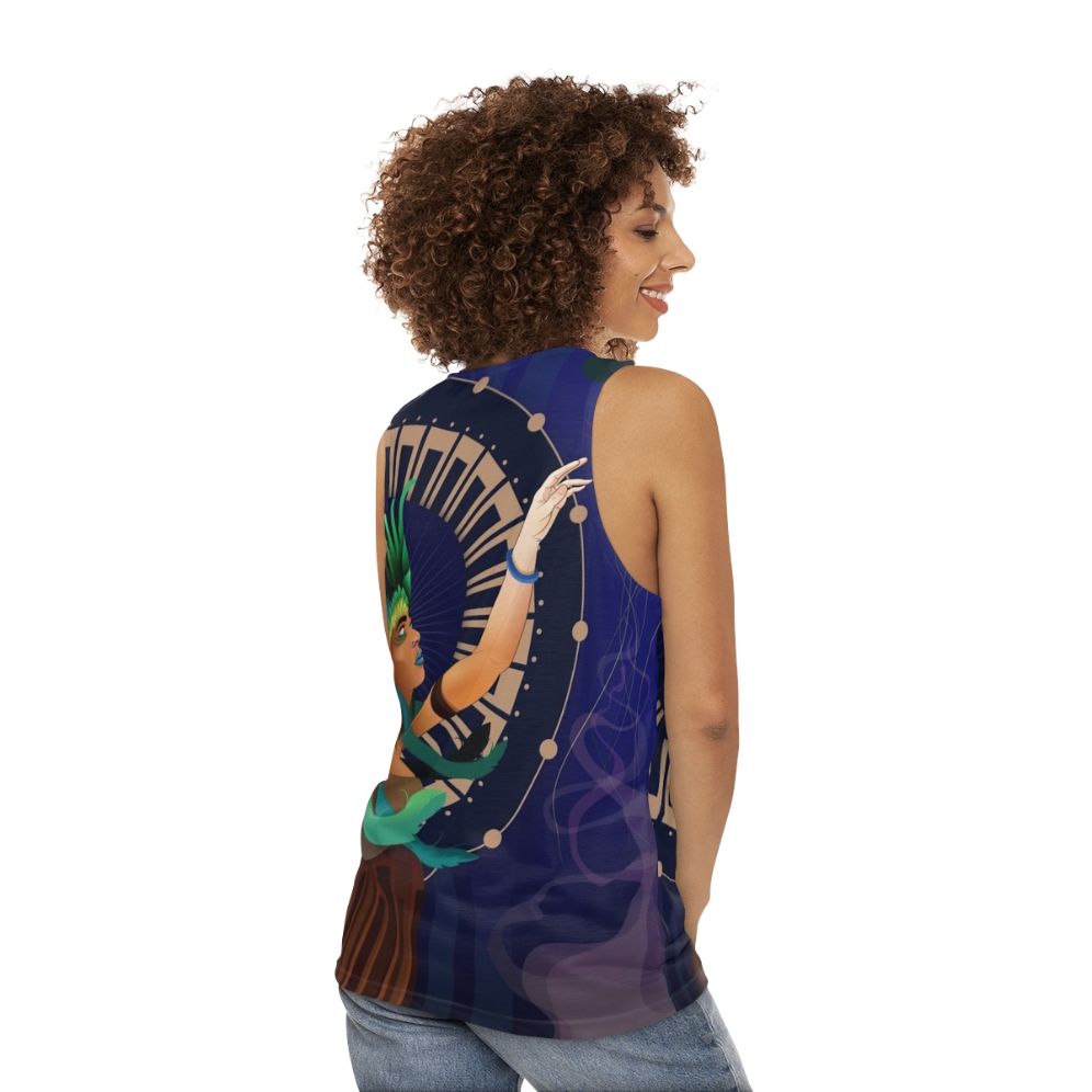 Desire Unisex Tank Top - women back