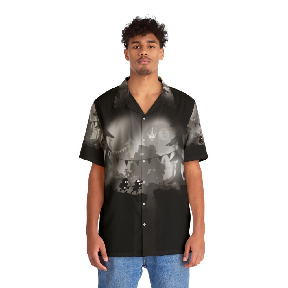 Limbo Falls Dipper and Mabel Hawaiian Shirt - People Front