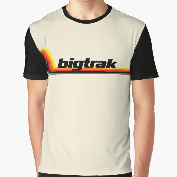 Bigtrak 1980s retro graphic t-shirt featuring the iconic Bigtrak toy robot