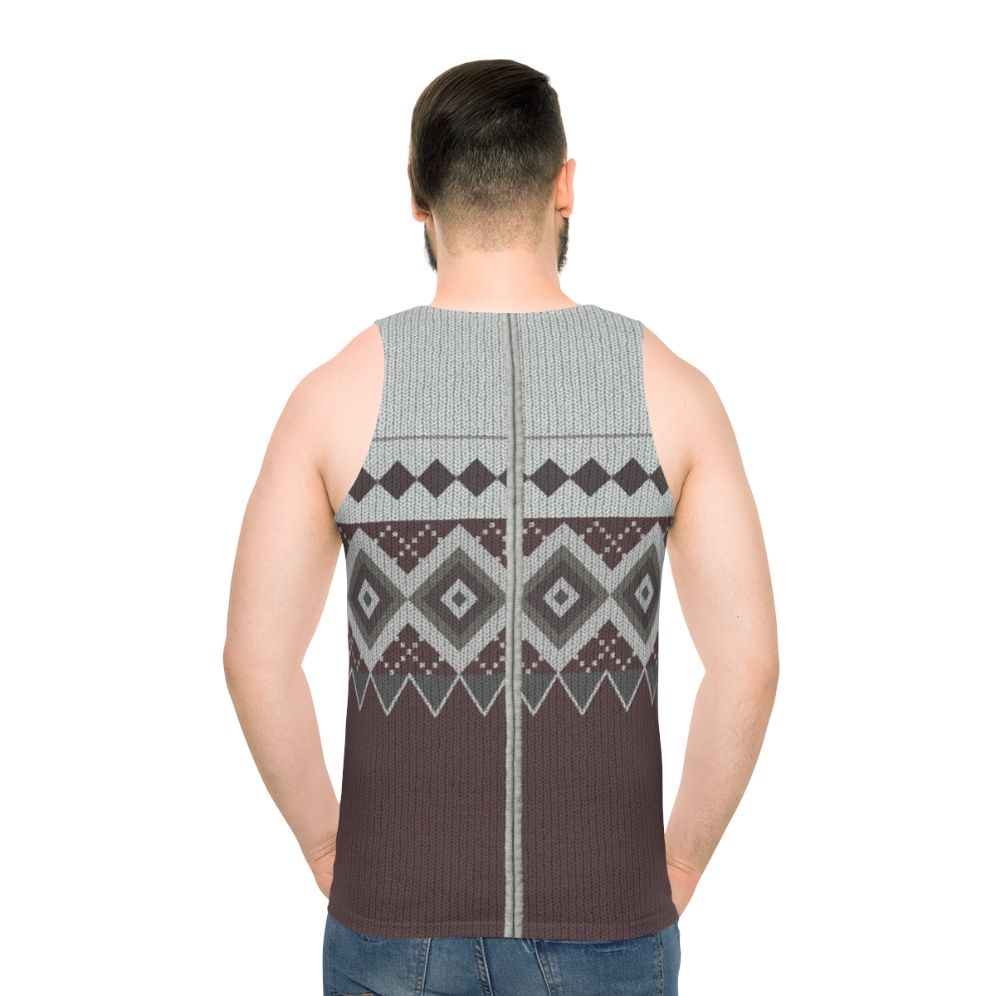 Inspired by Derek Jumper No. 1 Unisex Comedy Tank Top - men back