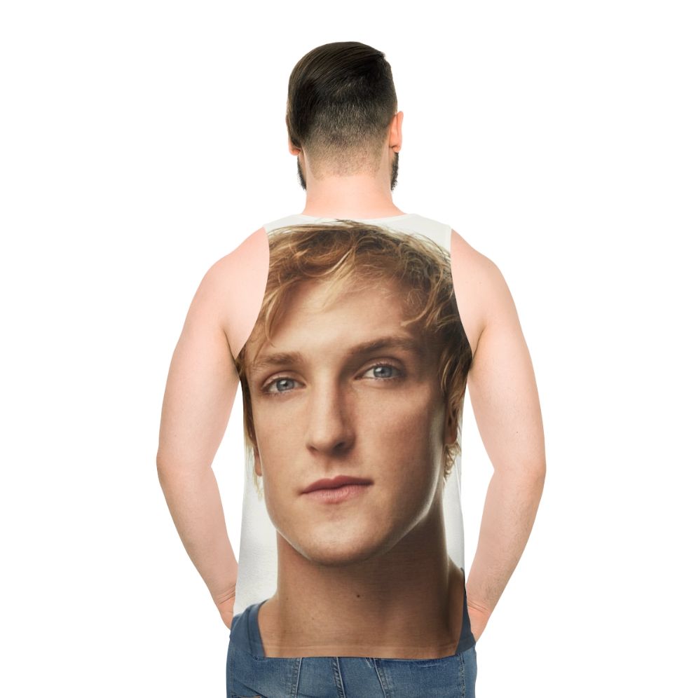 Logan Paul Unisex Celebrity Tank Top - men back