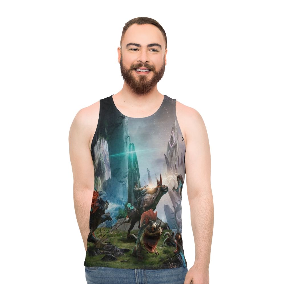 Ark Survival Evolved Dinosaur Unisex Tank Top - men