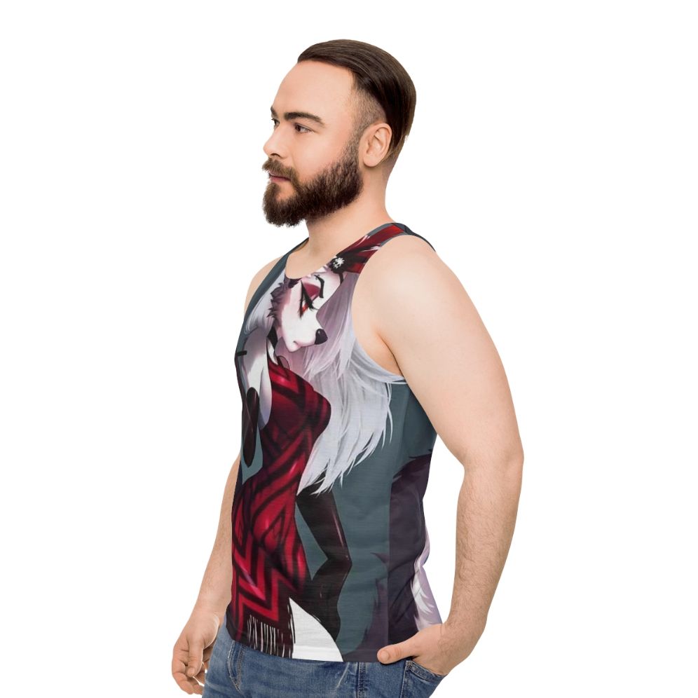 Helluva Boss Loona Unisex Tank Top - men side