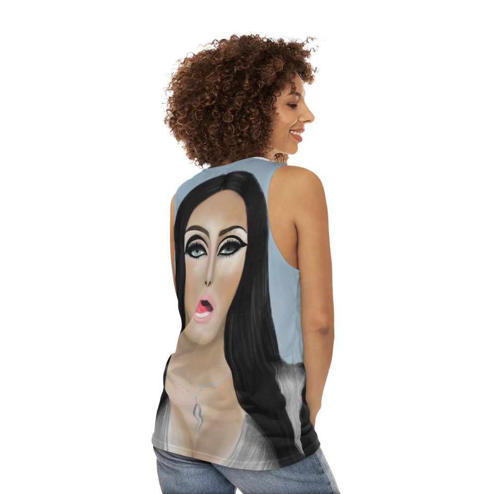 Michelle Visage Unisex Drag Race Inspired Tank Top - women back