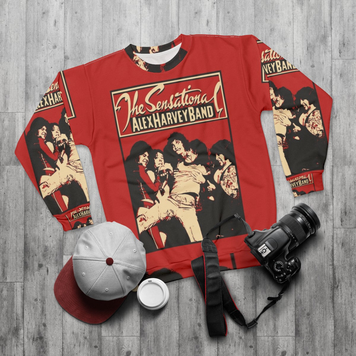 The Sensational Alex Harvey Band Sweatshirt - flat lay