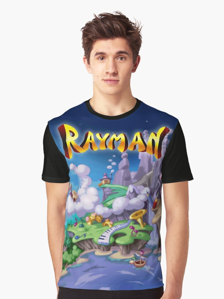 Rayman retro vintage gaming graphic t-shirt - Men