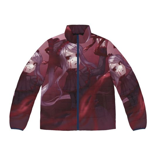 Overlord Shalltear Bloodfallen Puffer Jacket featuring the character from the popular anime and manga series