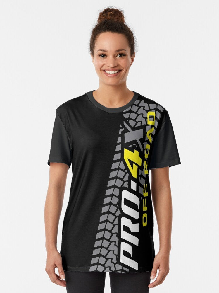 Nissan Pro-4X graphic t-shirt for off-road enthusiasts - Women