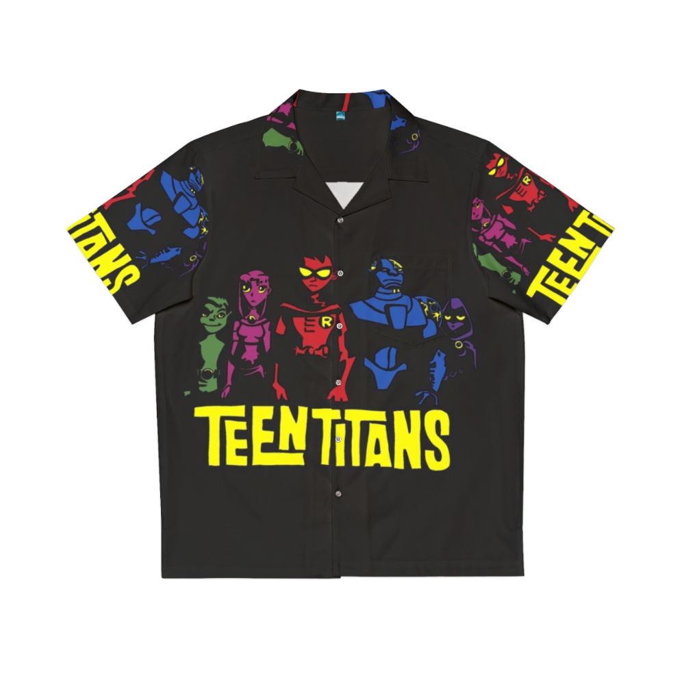 Teen Titans Silhouette Hawaiian Shirt