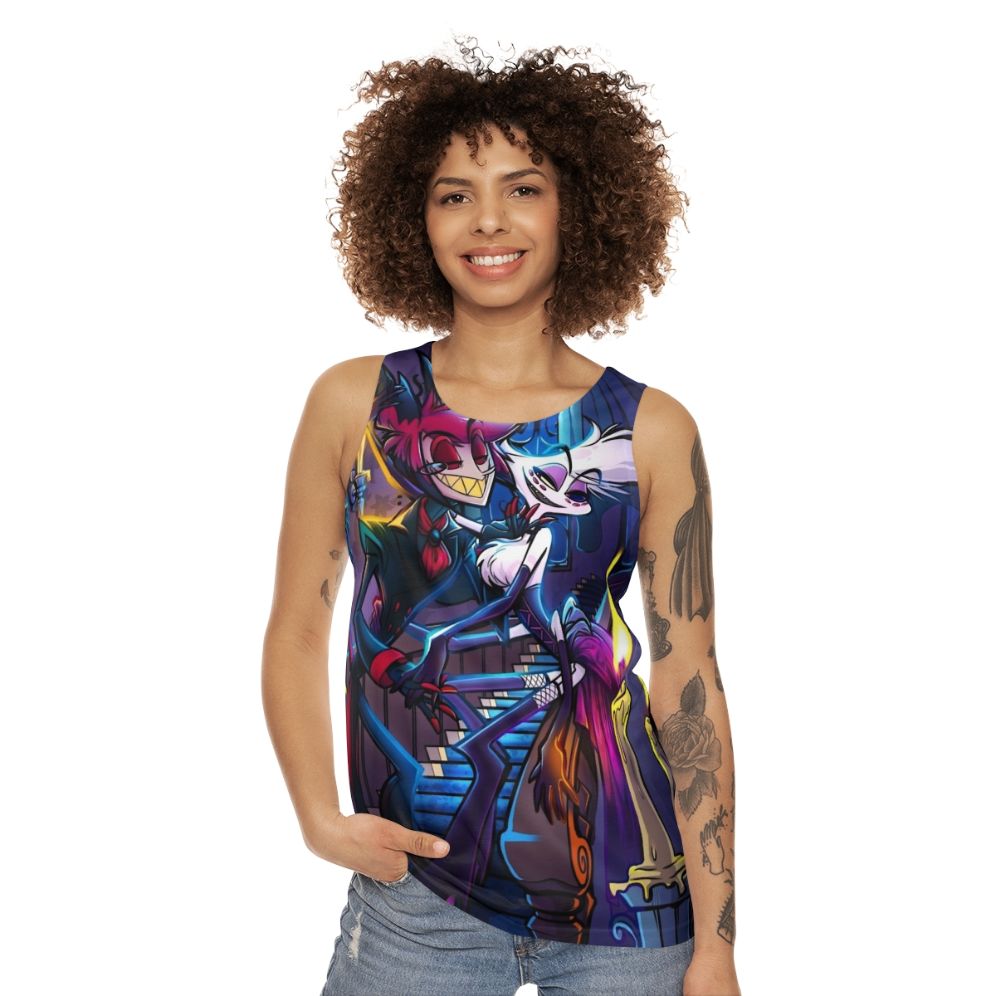 Hazbin Hotel Alastor Unisex Tank Top - women