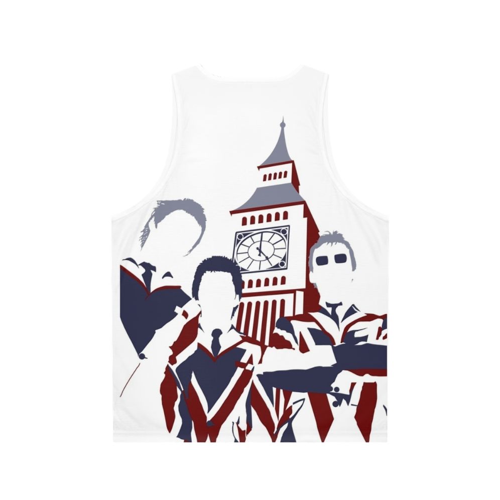 Vintage Mod Pop Art Unisex Tank Top - Back