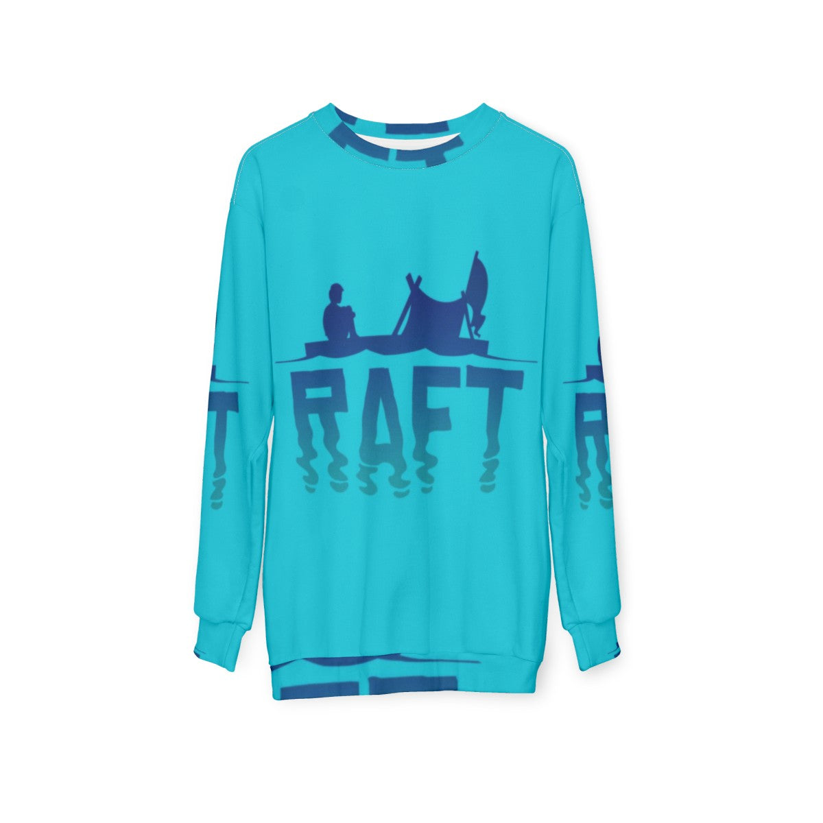 Raft Sweatshirt for Gamers - hanging