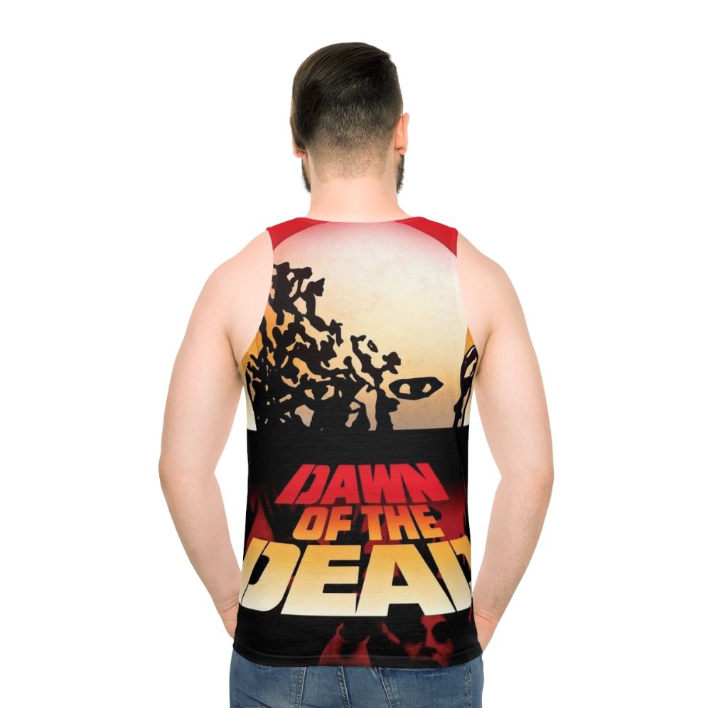 Dawn of the Dead Unisex Zombie Tank Top - men back