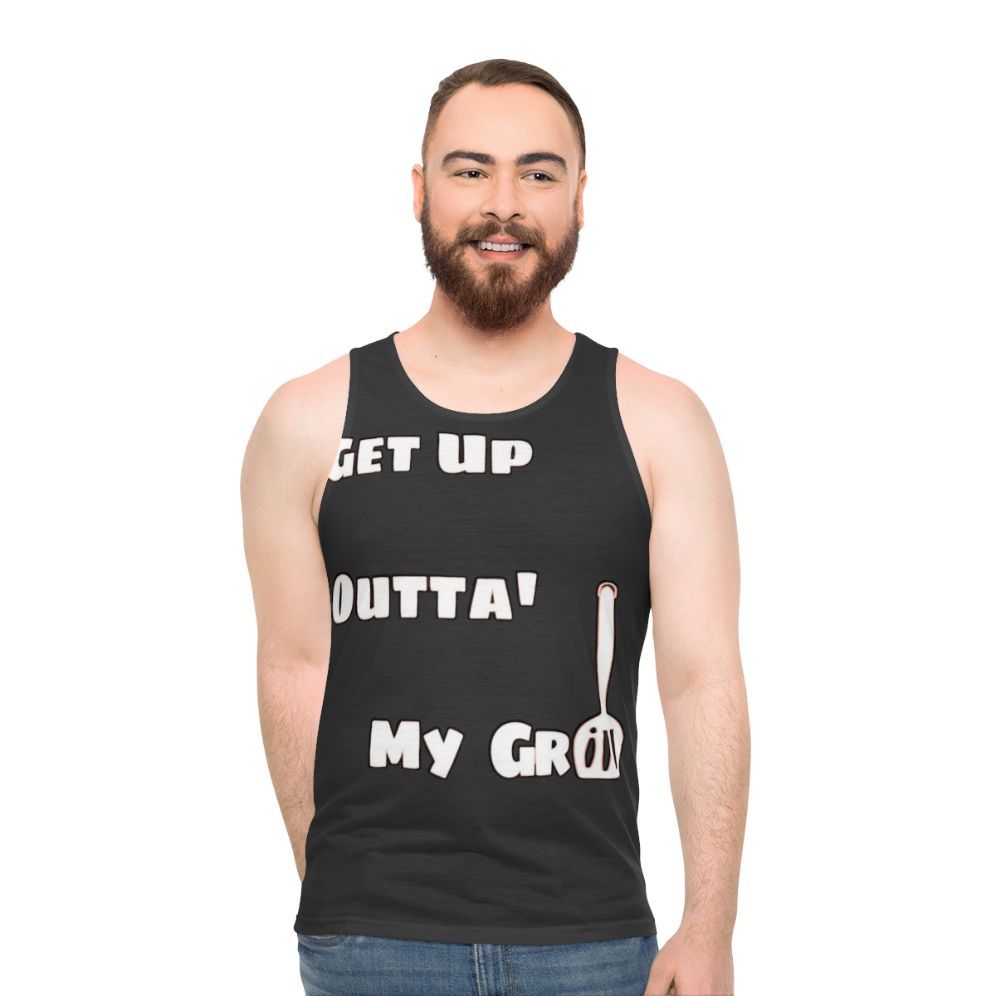 Funny Grill Chef Unisex Tank Top - men