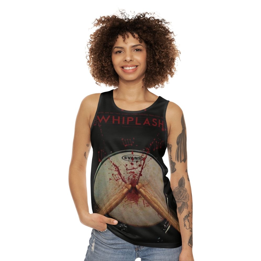 Whiplash movie inspired unisex tank top - women