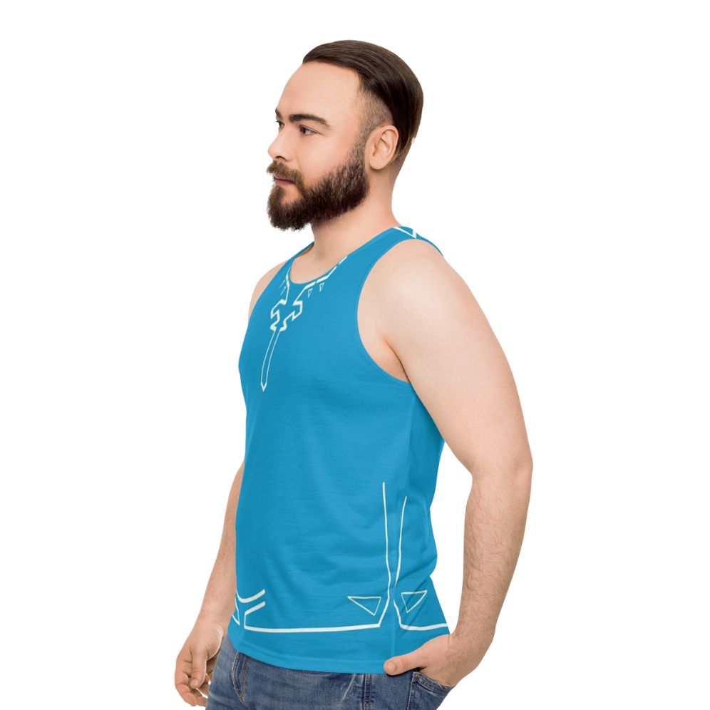 Hyrule Champion Tunic Unisex Tank Top - men side