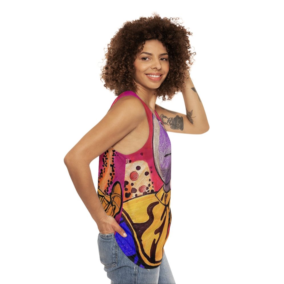 Randy Feltface Unisex Comedy Tank Top - women side