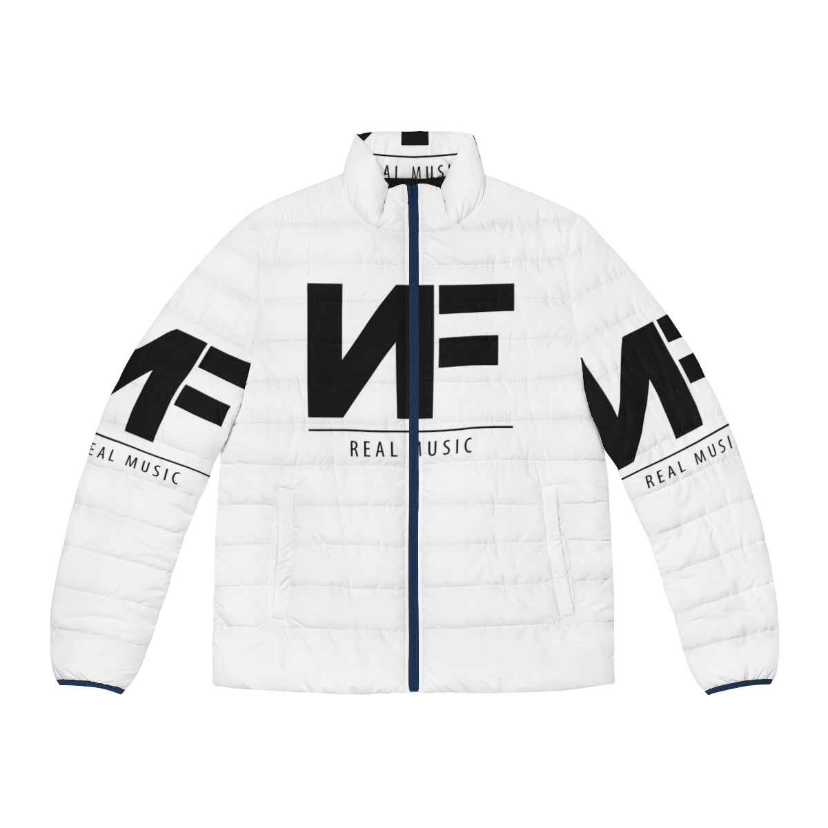 NF Real Music Puffer Jacket 2 with Christian Rapper NF Logo