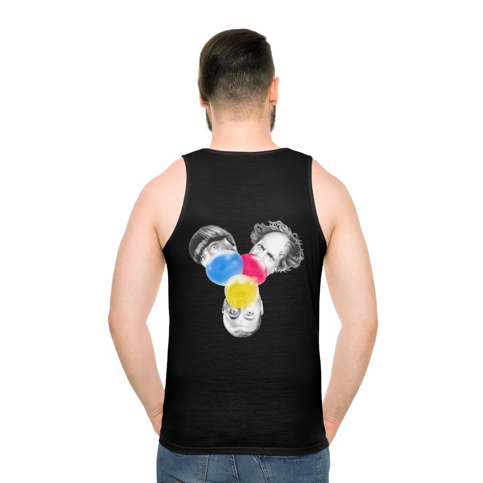 Three Stooges Unisex Graphic Tank Top - men back