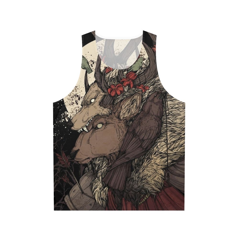 Unisex Elk King Animal Print Tank Top