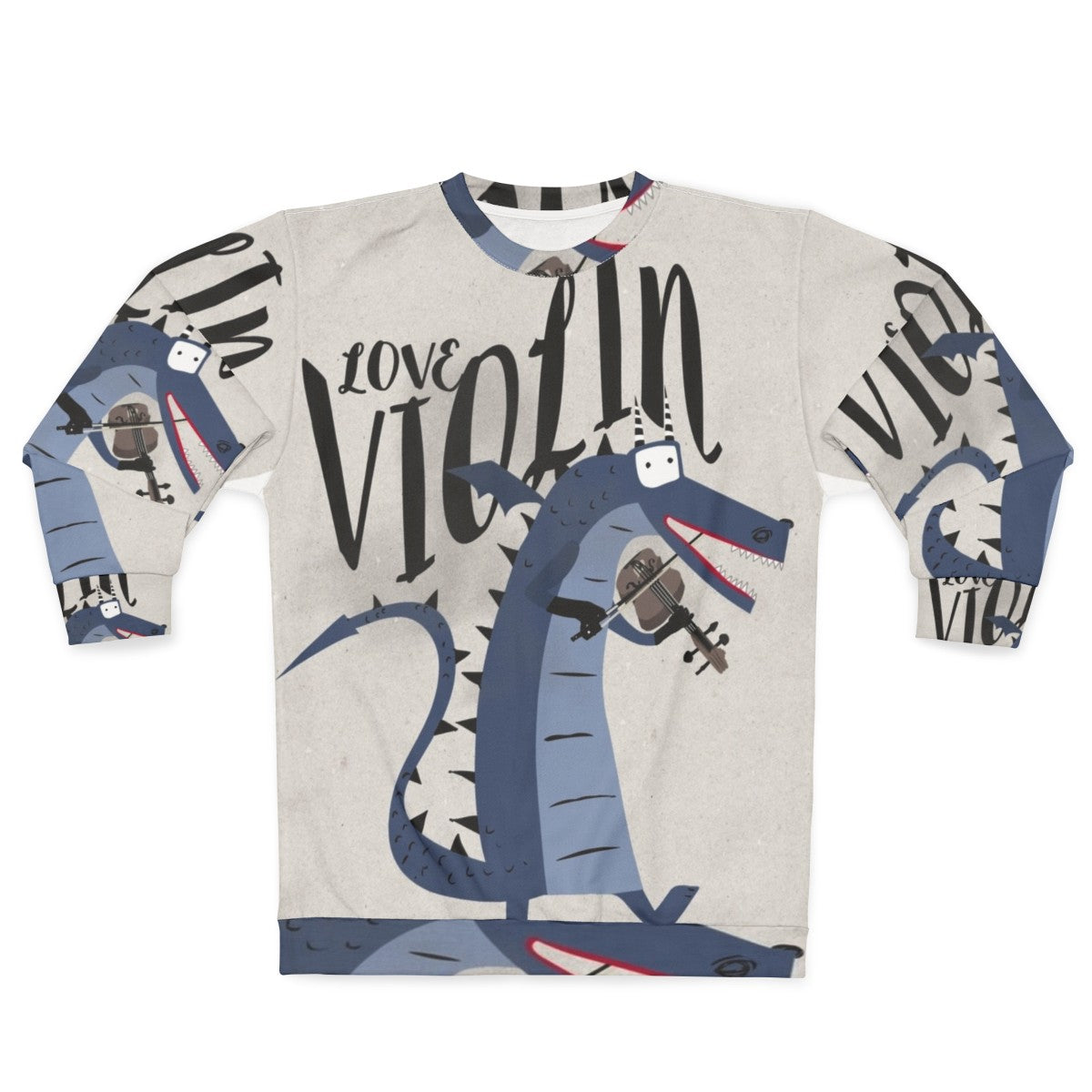 Blue Dragon Violinist Sweatshirt