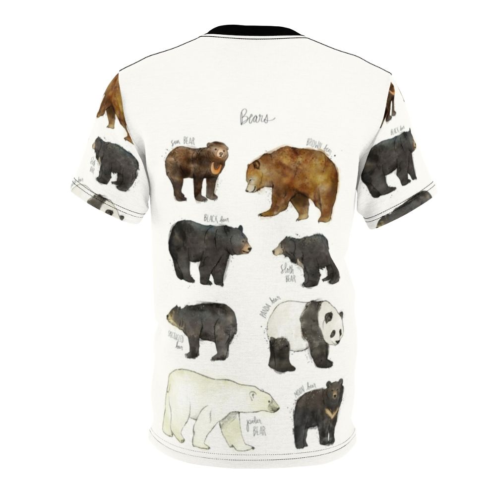 Captivating bear design on a high-quality t-shirt - Back