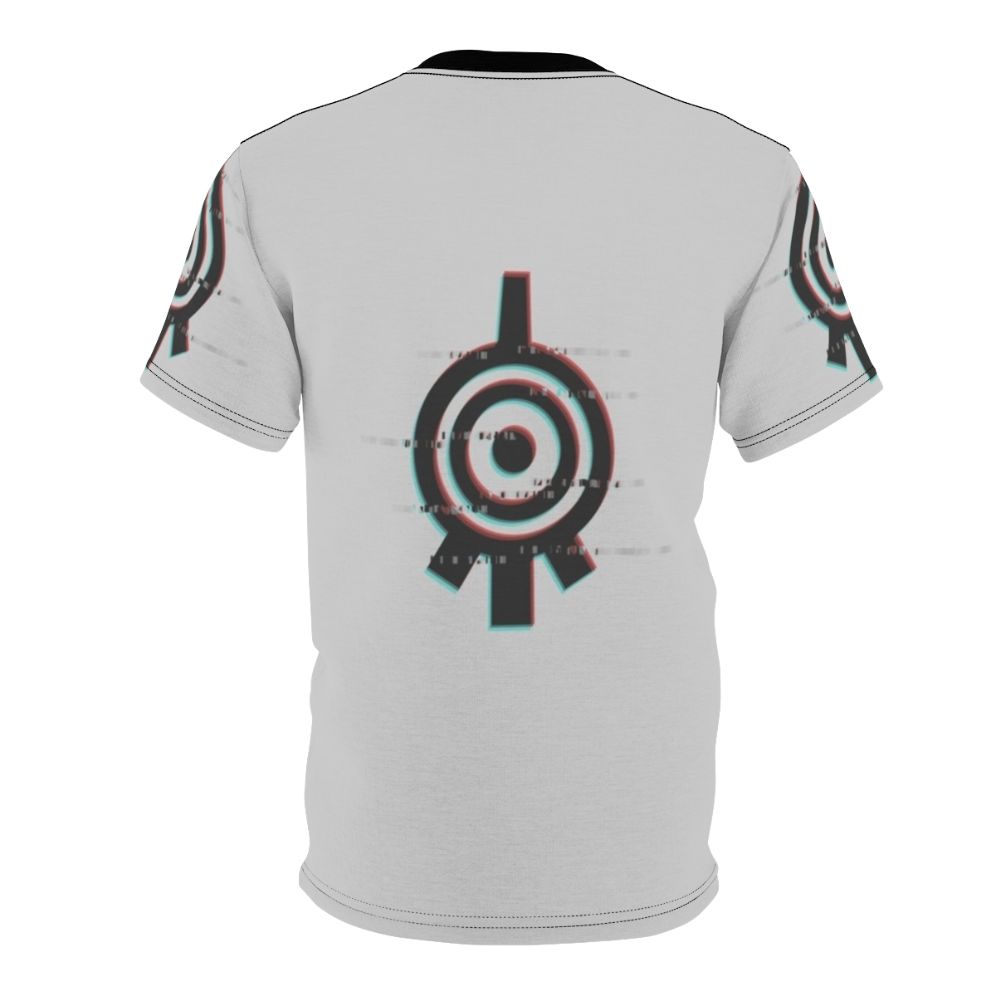 Glitching Xana Light Inspired T-shirt featuring the iconic code lyoko design - Back