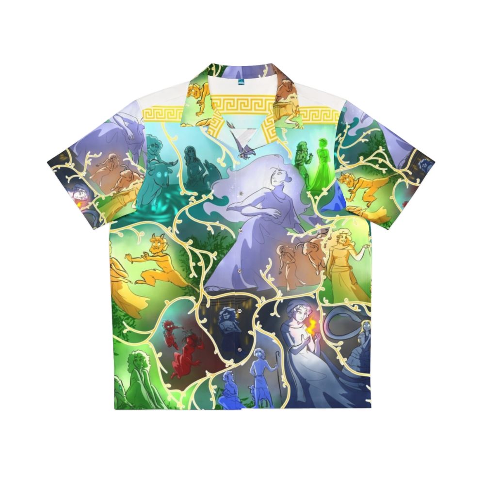 Arachne Hawaiian Shirt with Mythological Imagery