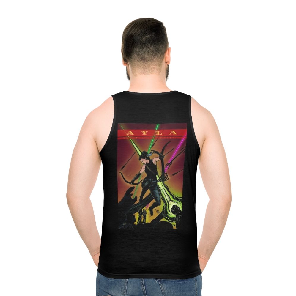 Ayla the Monster Slayer Navajo Warrior Unisex Tank Top - men back