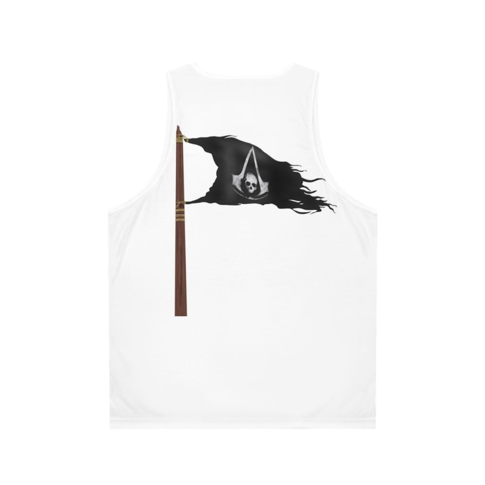 Assassin's Creed Black Flag Pirate Flag Unisex Tank Top - Back