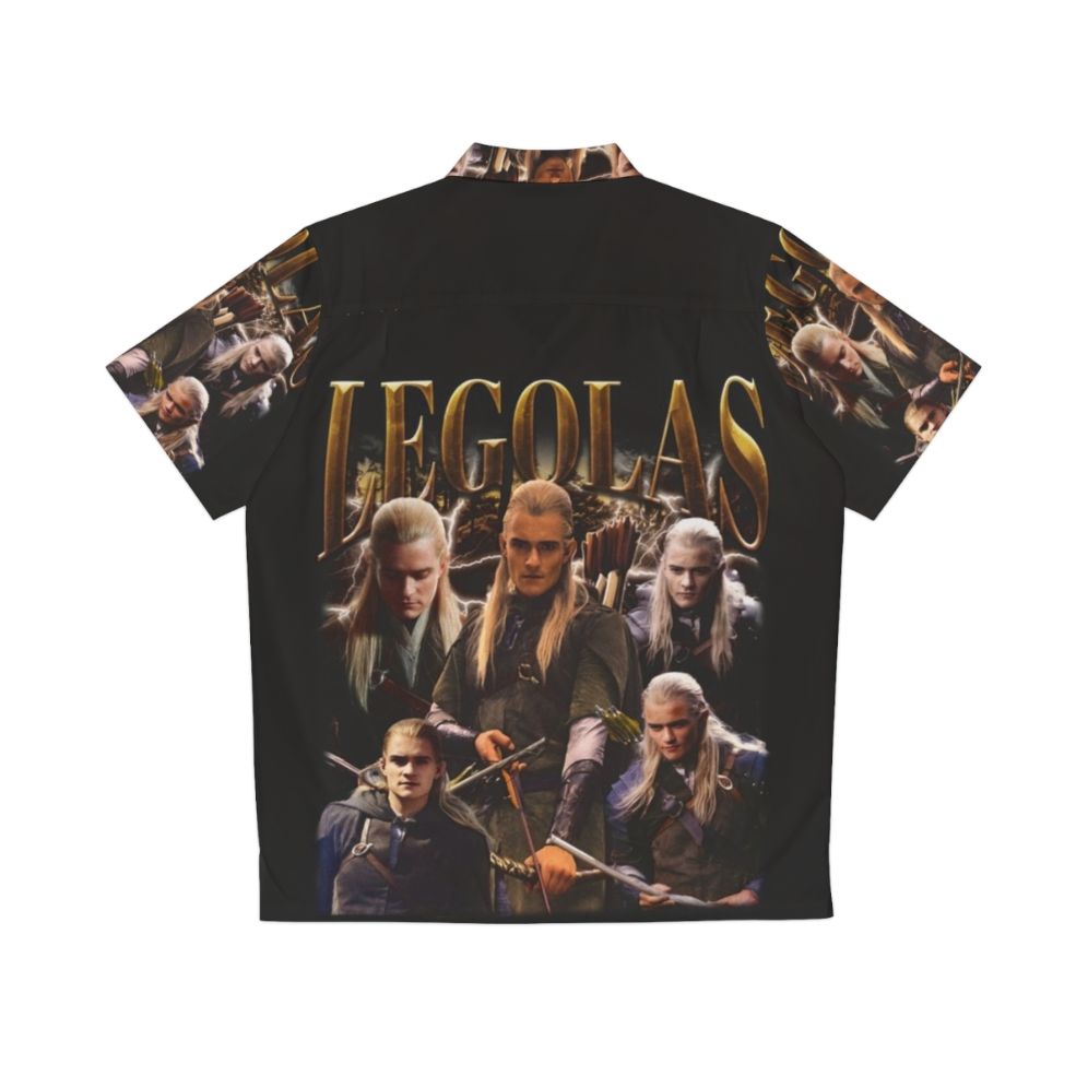 Retro Legolas Hawaiian Shirt Inspired by Lord of the Rings - Back