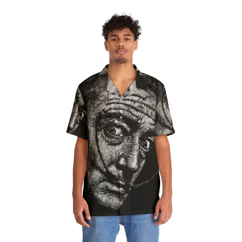 Salvador Dali Surreal Hawaiian Shirt - People Front