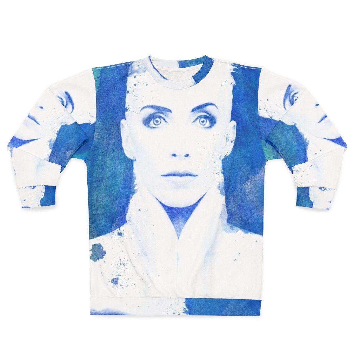 Watercolor Annie Lennox Inspired Sweatshirt