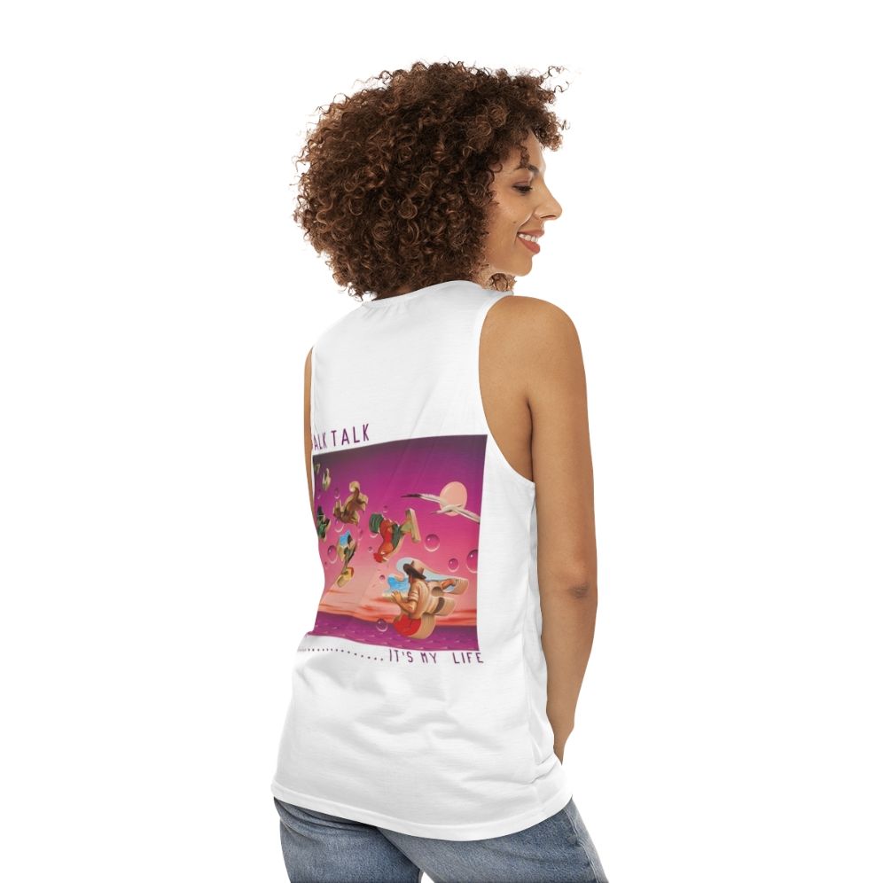 Vintage Classic Rock Music Unisex Tank Top - women back