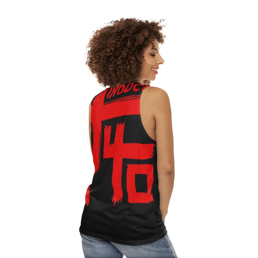 Indochine Logo Unisex Graphic Tank Top - women back