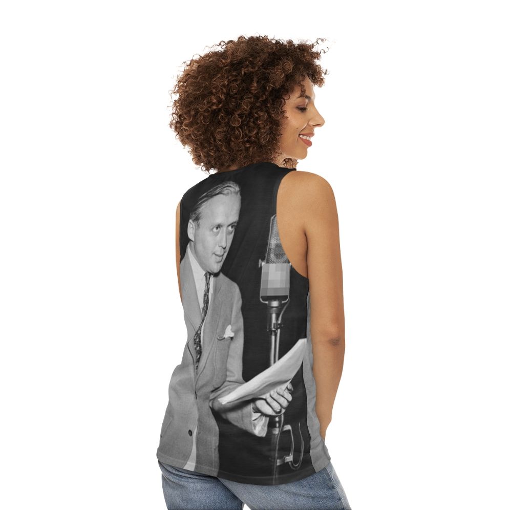 Jack Benny Vintage Unisex Tank Top - women back