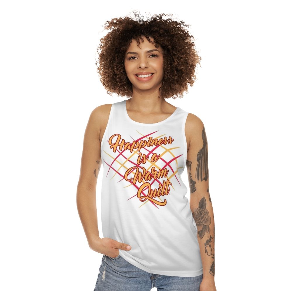 Quilted Unisex Quilting Tank Top - women