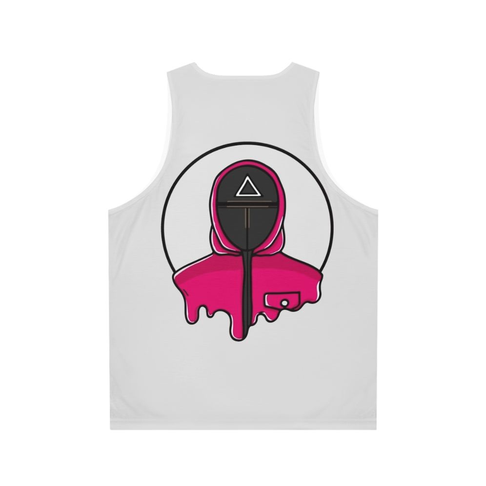 Unisex Squid Game Guard Triangle Tank Top - Back