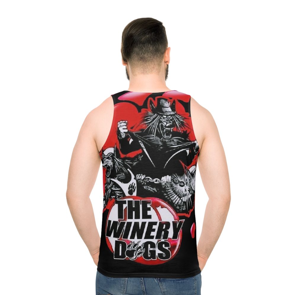 The Winery Dogs Band Classic Unisex Tank Top - men back