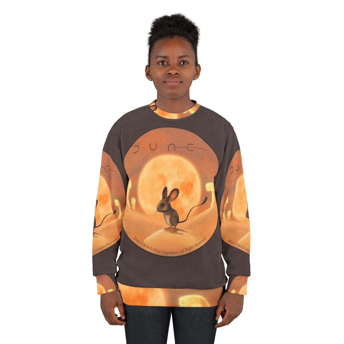 Dune Desert Mouse Painting Sweatshirt - women