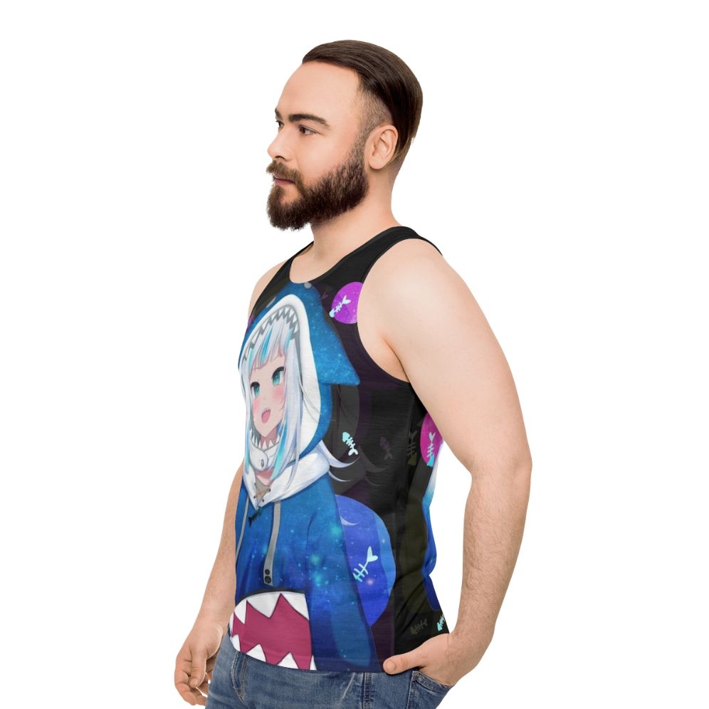 Gawr Gura Hololive EN Vtuber Anime Tank Top - men side