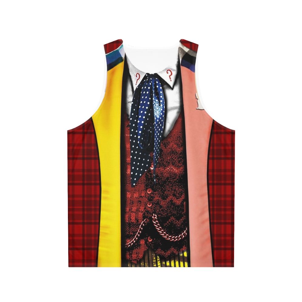 6th Doctor Cosplay Unisex Tank Top - Back