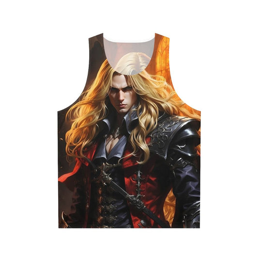 Alucard the Vampire Warrior Castlevania Unisex Tank Top