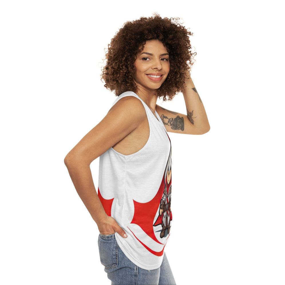 Assassin's Creed Chibi Unisex Tank Top - women side