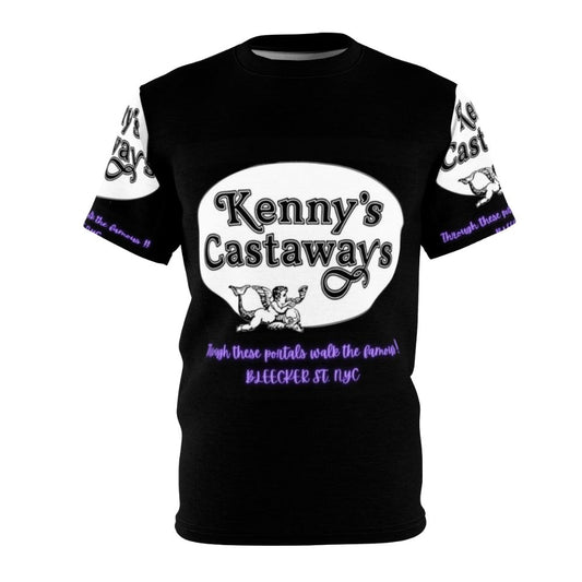 Vintage-inspired t-shirt featuring the iconic Kenny's Castaways dive bar in New York City's Greenwich Village