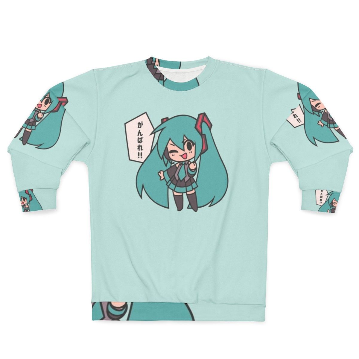 Hatsune Miku Chibi Vocaloid Anime Sweatshirt